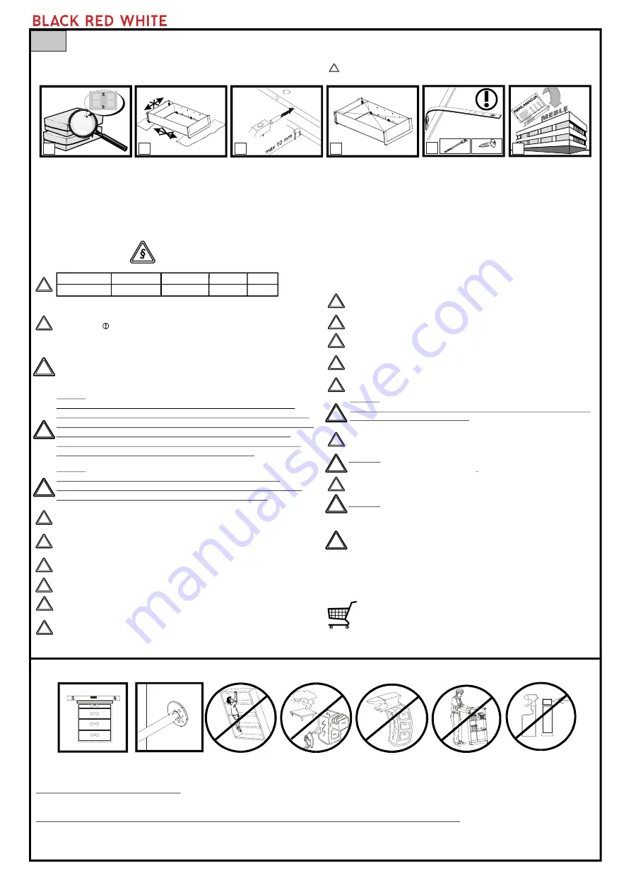 BLACK RED WHITE STYLIUS B169-REG1W2S Assembly Instruction Manual Download Page 2