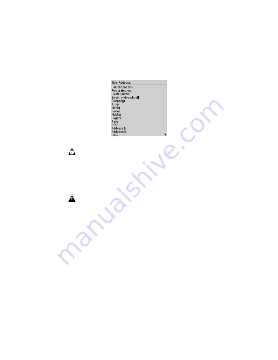 Blackberry 6710 User Manual Download Page 118