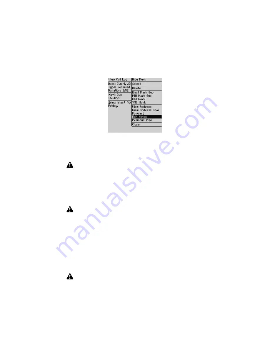 Blackberry 6710 User Manual Download Page 157