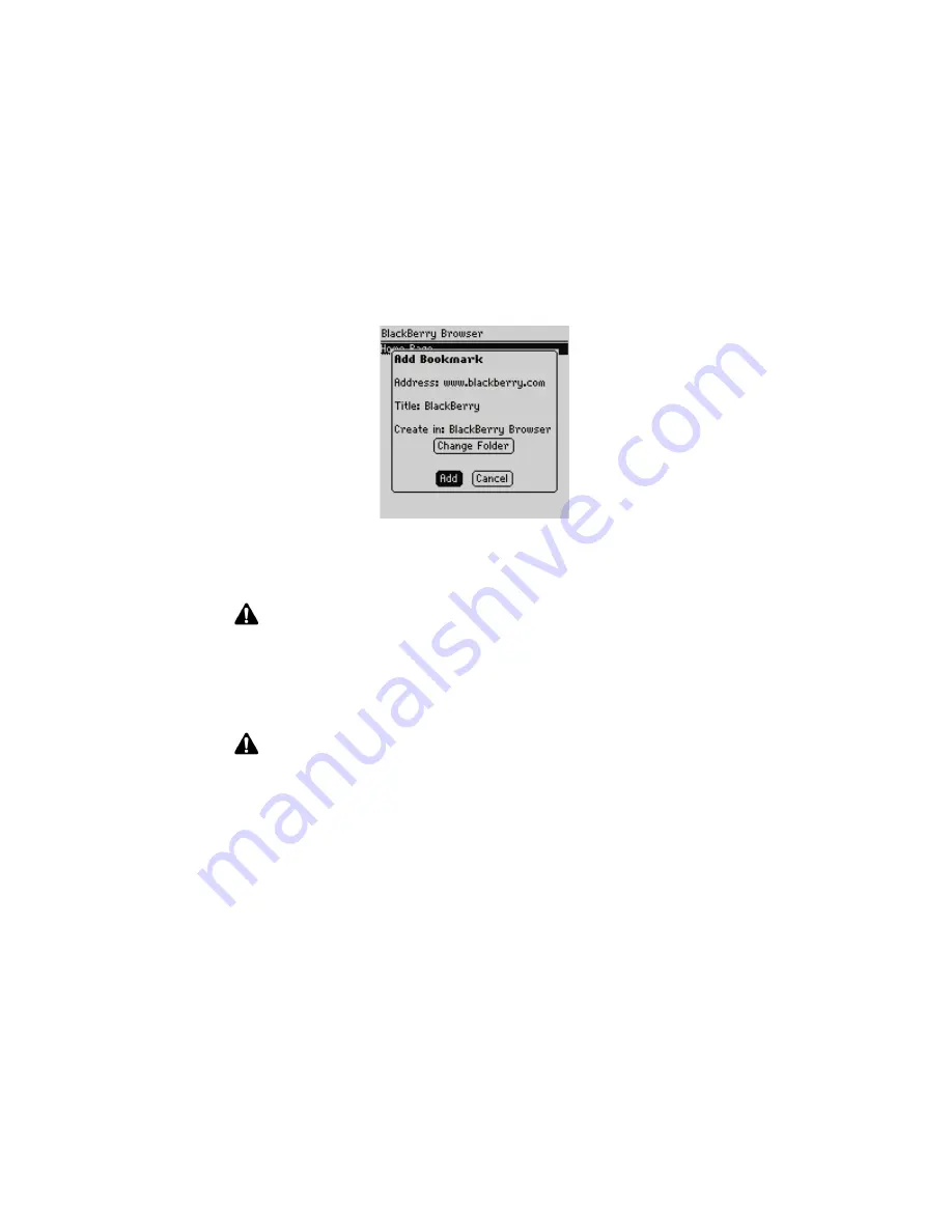 Blackberry 6710 User Manual Download Page 177