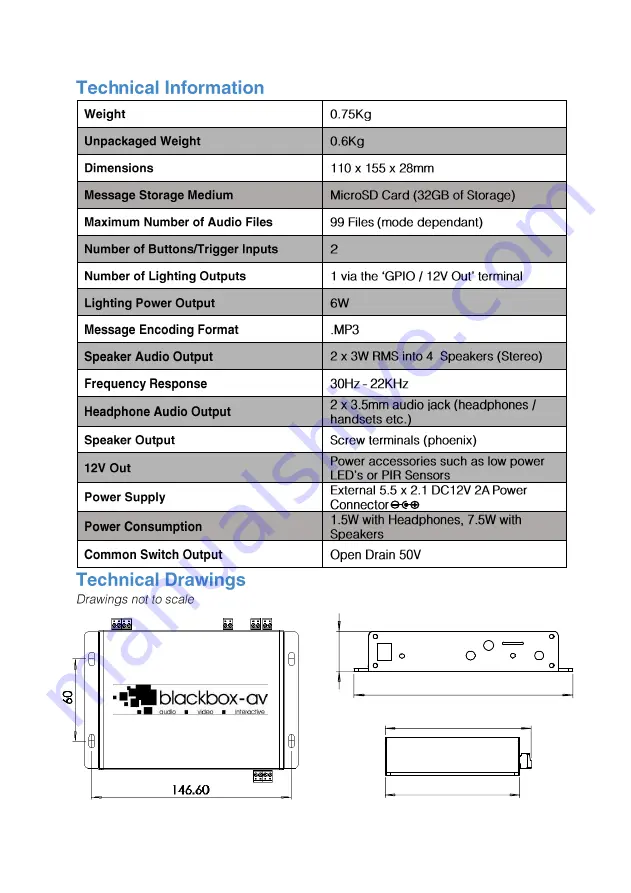 blackbox-av SC2 Manual Download Page 12