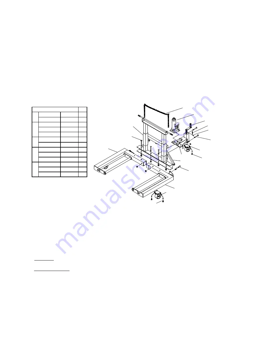 Blackhawk Automotive Wheel Dolly BH8075 Operating Instructions & Parts Manual Download Page 3