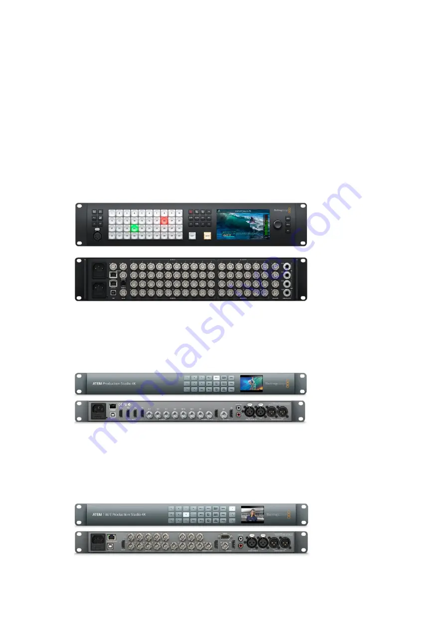 Blackmagicdesign ATEM 1 M/E Production Studio 4K Installation And Operation Manual Download Page 1451