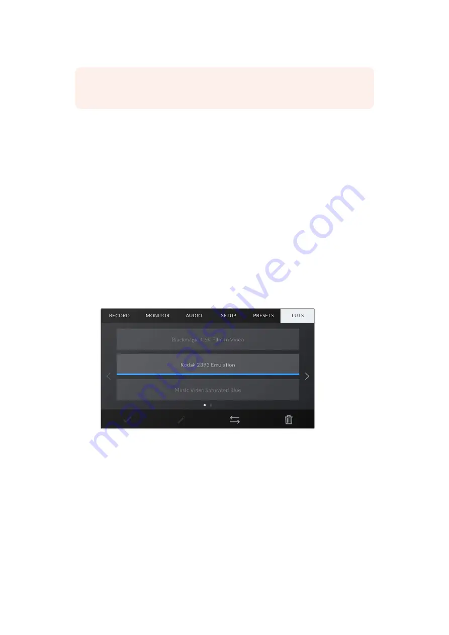 Blackmagicdesign Blackmagic URSA Mini Installation And Operation Manual Download Page 108