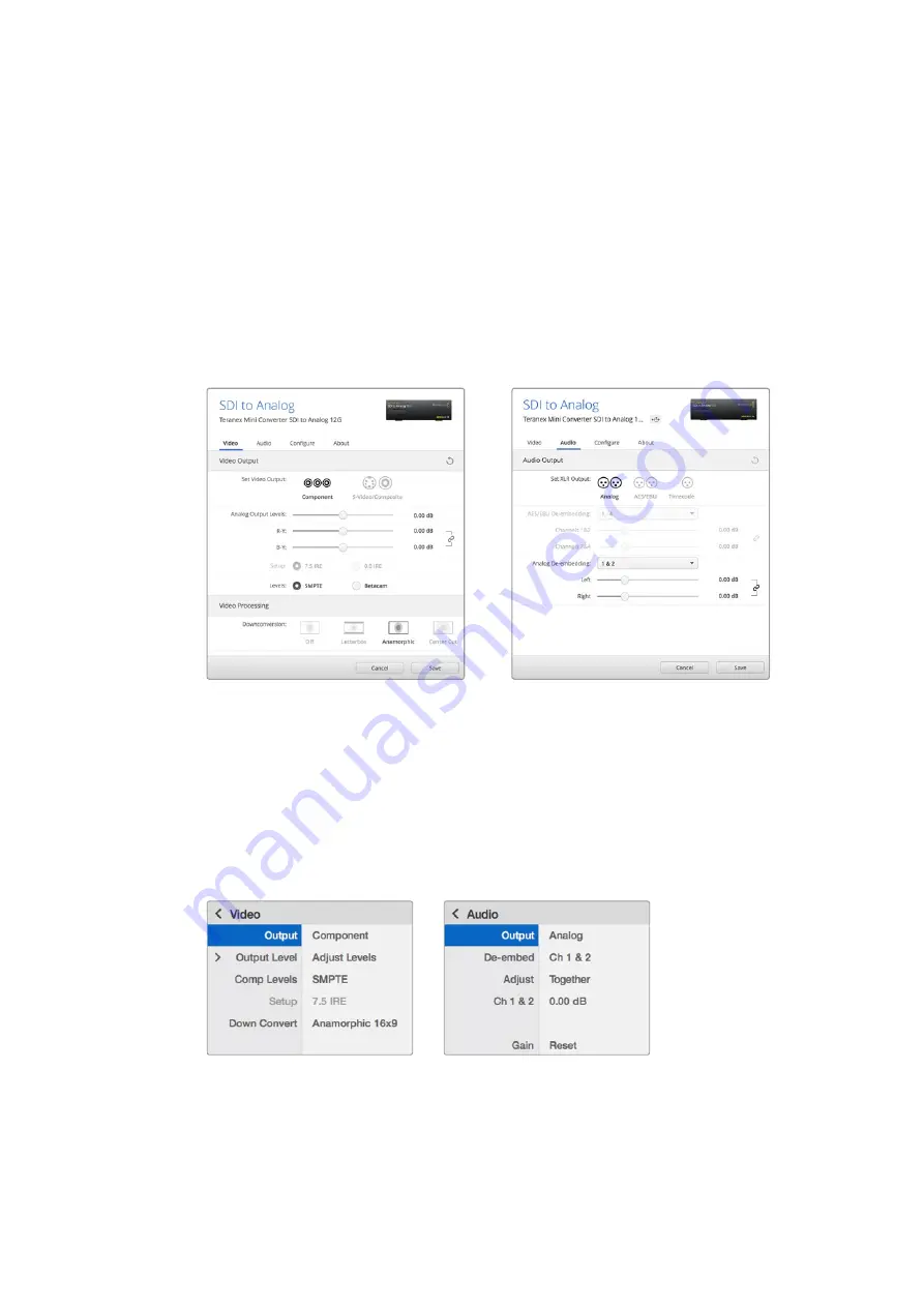 Blackmagicdesign teranex mini Installation And Operation Manual Download Page 110