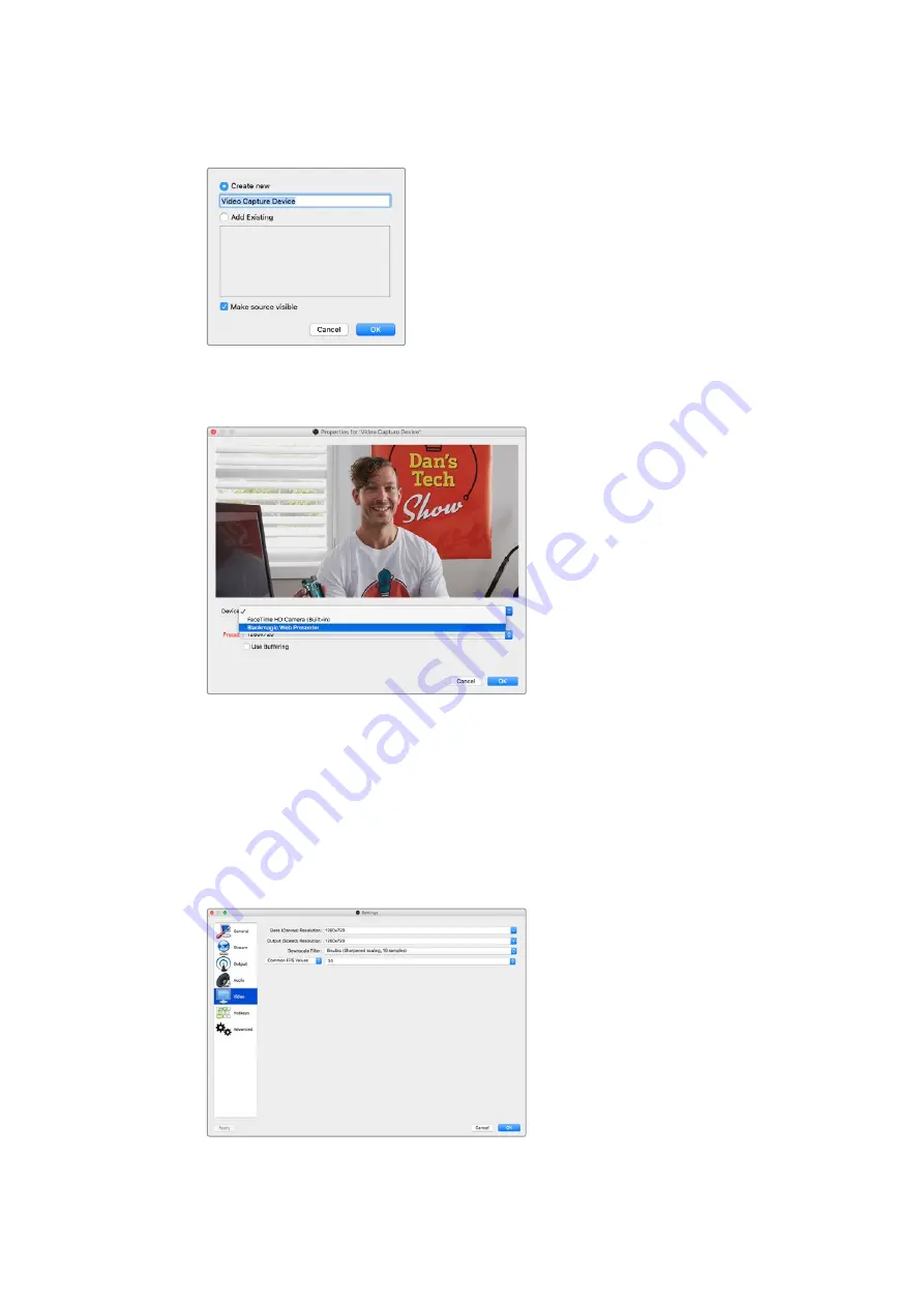 Blackmagicdesign Web Presenter Installation And Operation Manual Download Page 8