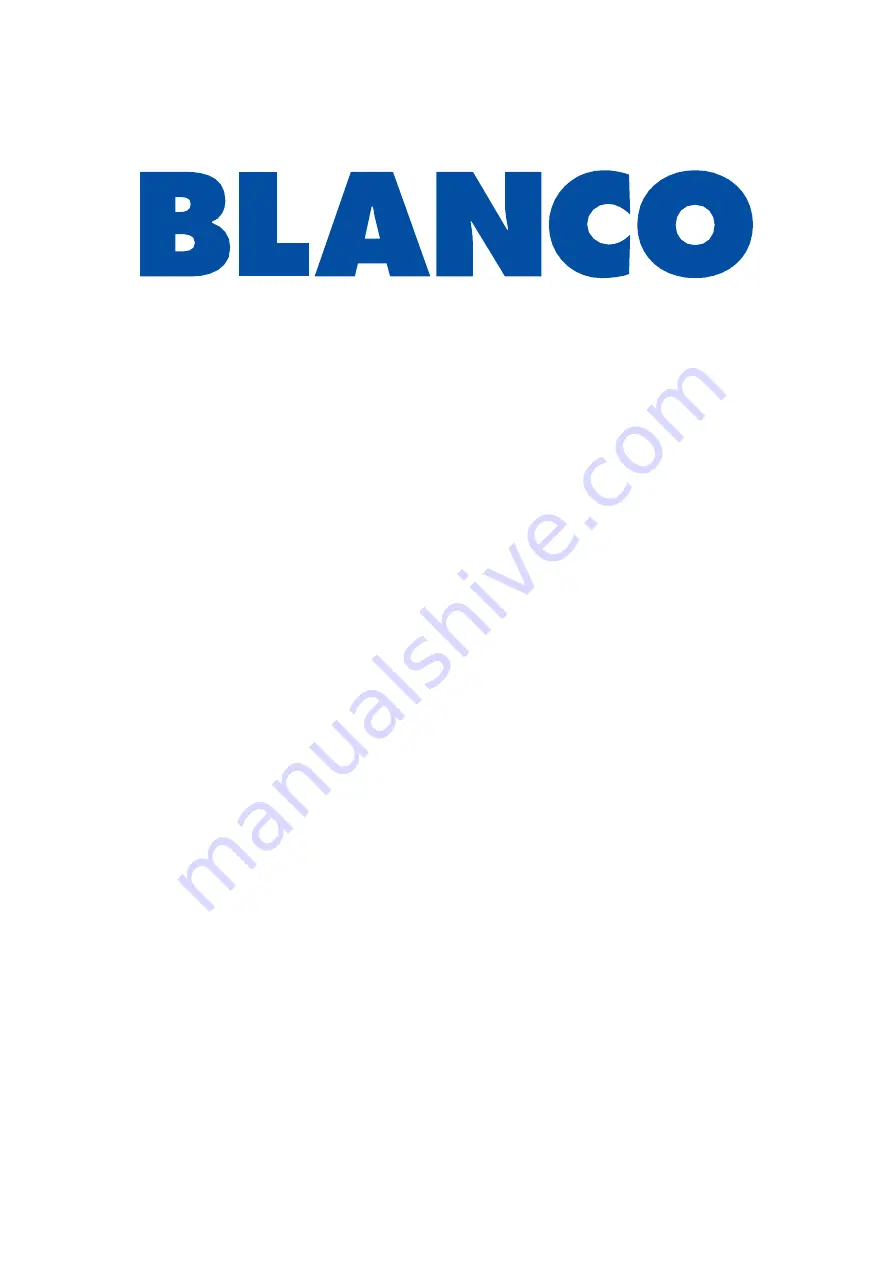 Blanco BCC640T Instruction Manual Download Page 1