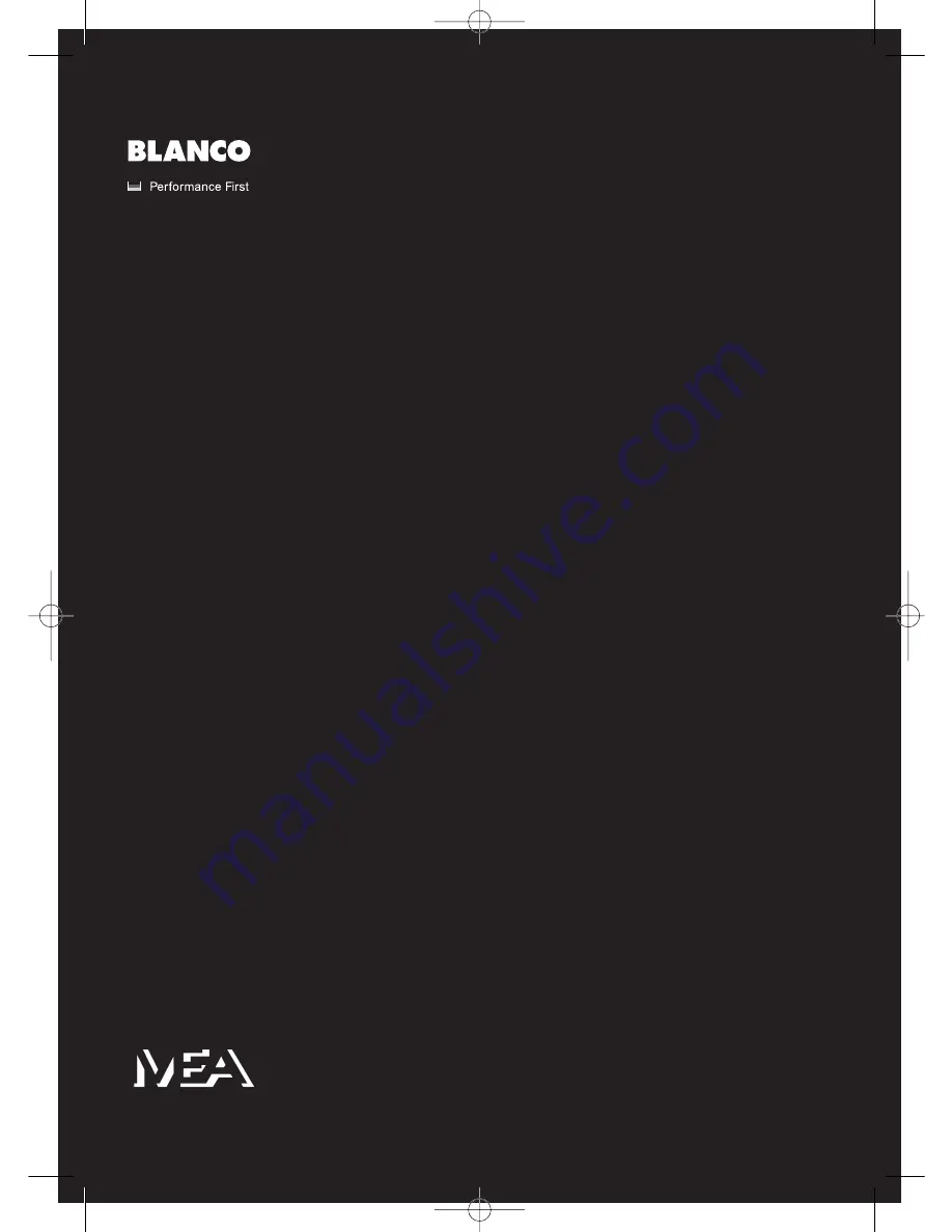 Blanco BMO280X Operation Manual Download Page 12