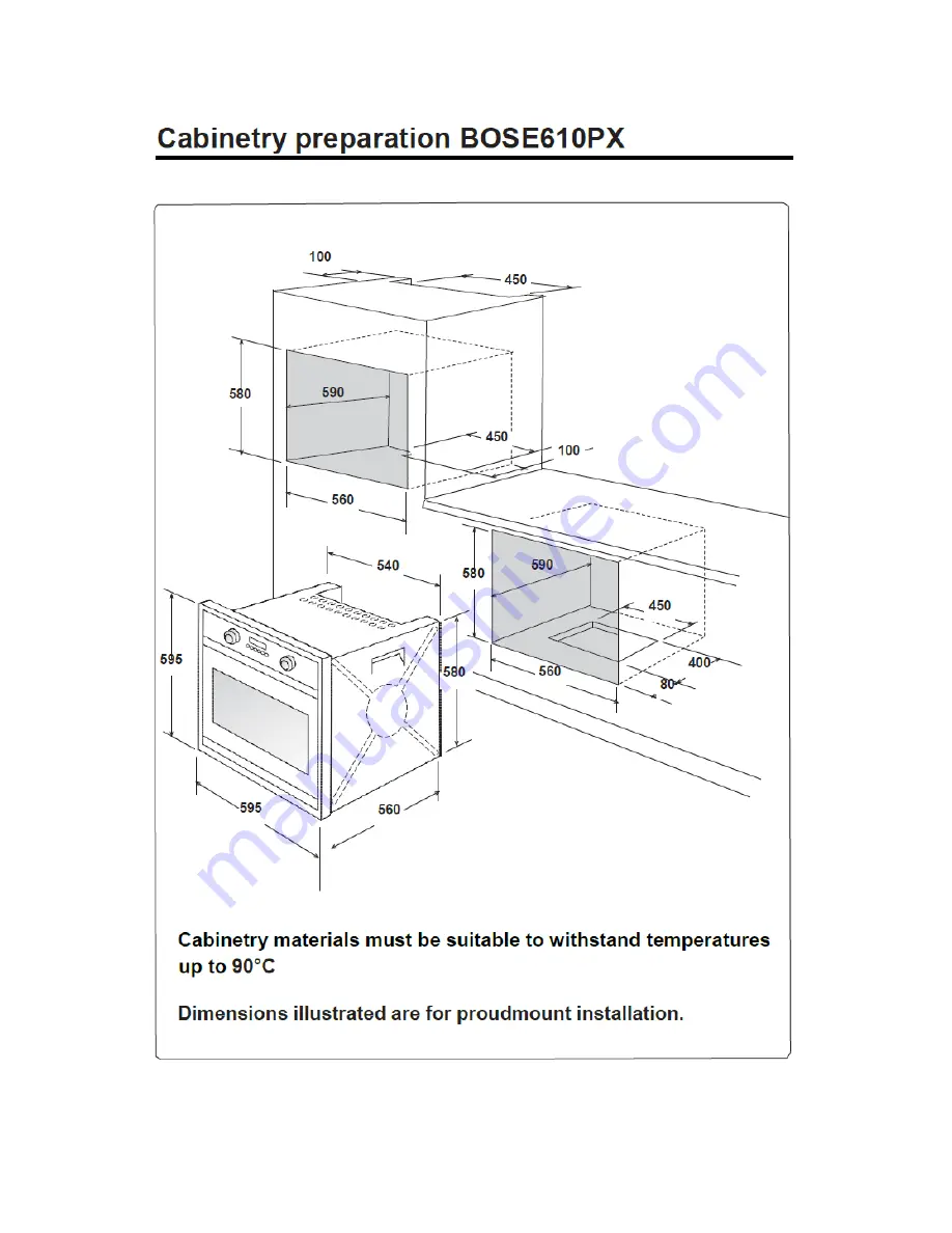 Blanco BOSE610PX Instruction Manual Download Page 7