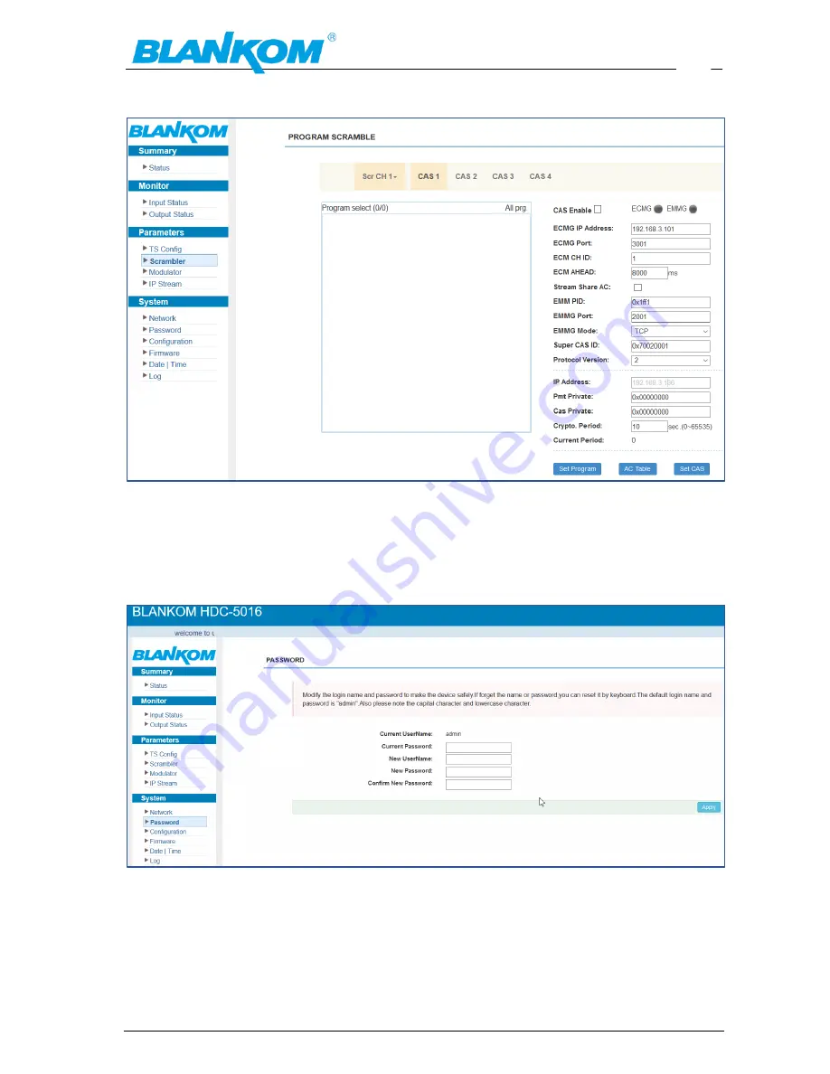 Blankom HDC 5016 User Manual Download Page 31