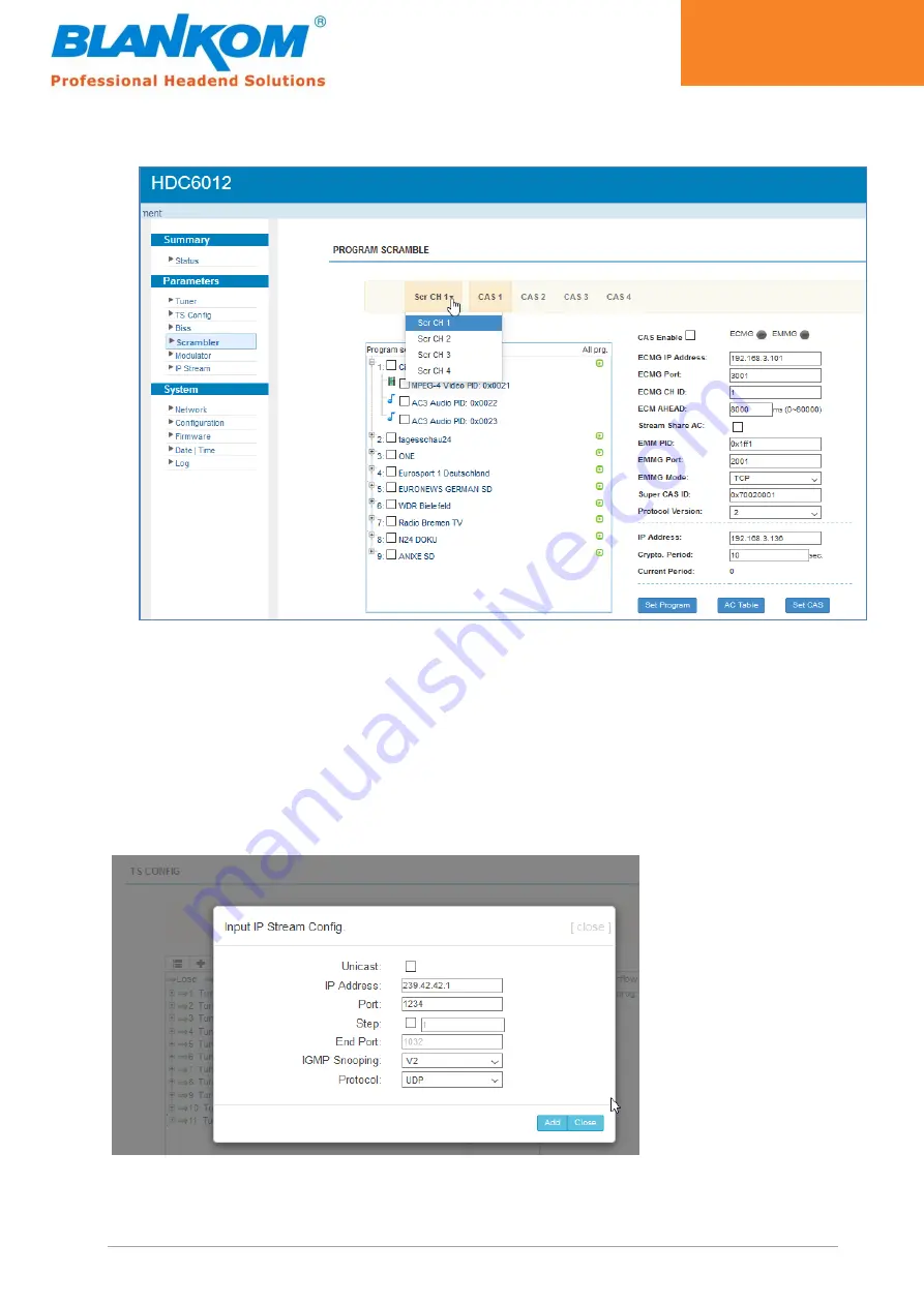 Blankom HDC 6012 User Manual & Datasheet Download Page 20