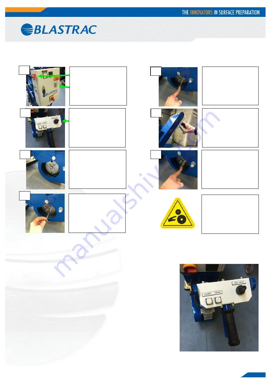 Blastrac 1-10DPS75 MKII Operating Instructions Manual Download Page 12