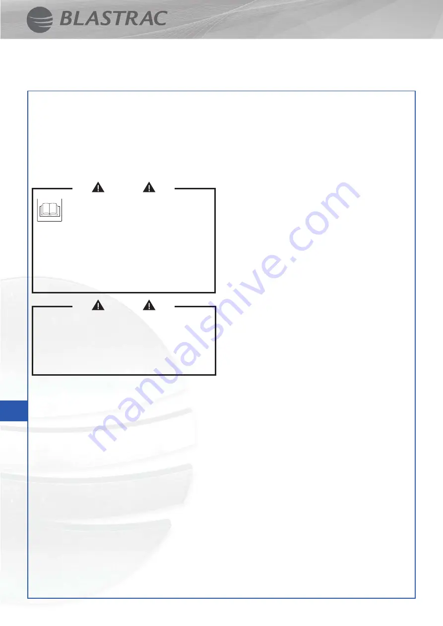 Blastrac BDC-23-110V-P Instruction Manual Download Page 4