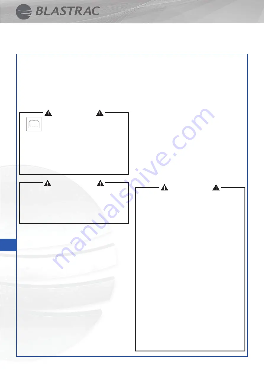 Blastrac BDC-24-230V-P Instruction Manual Download Page 4