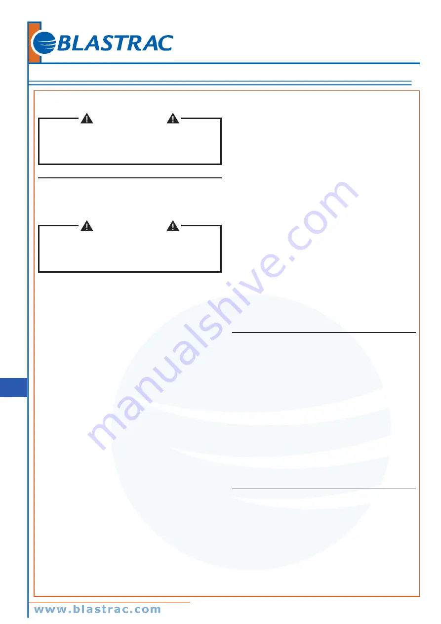 Blastrac BDC1330 DBP Instruction Manual Download Page 14