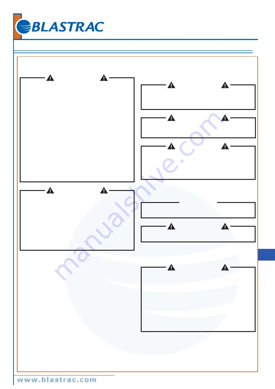 Blastrac BDC1330 DBP Instruction Manual Download Page 21