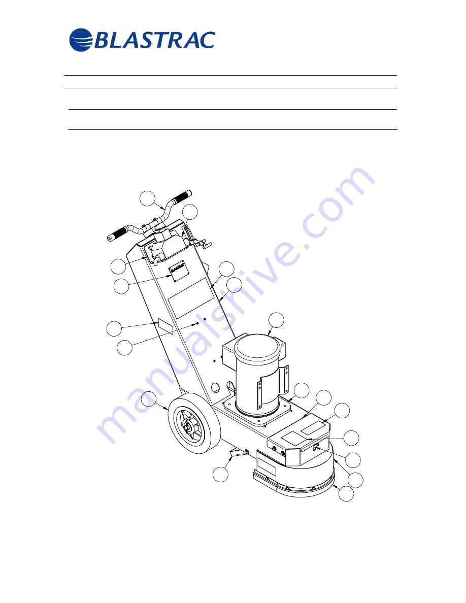 Blastrac BG-250-230 Operating Instructions Manual Download Page 58