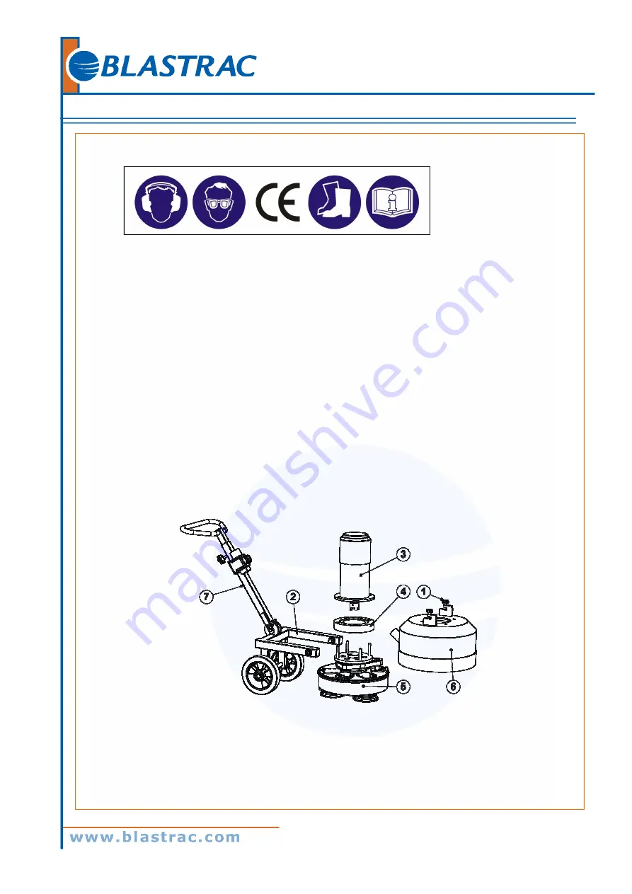 Blastrac BMG-435 Operating Manual Download Page 6