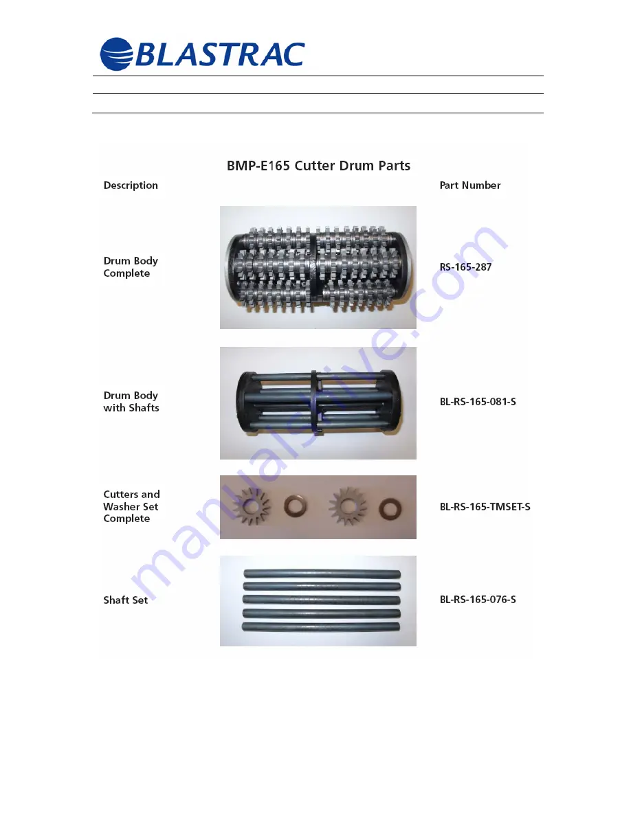 Blastrac BMP-E165 Operating Instructions Manual Download Page 48