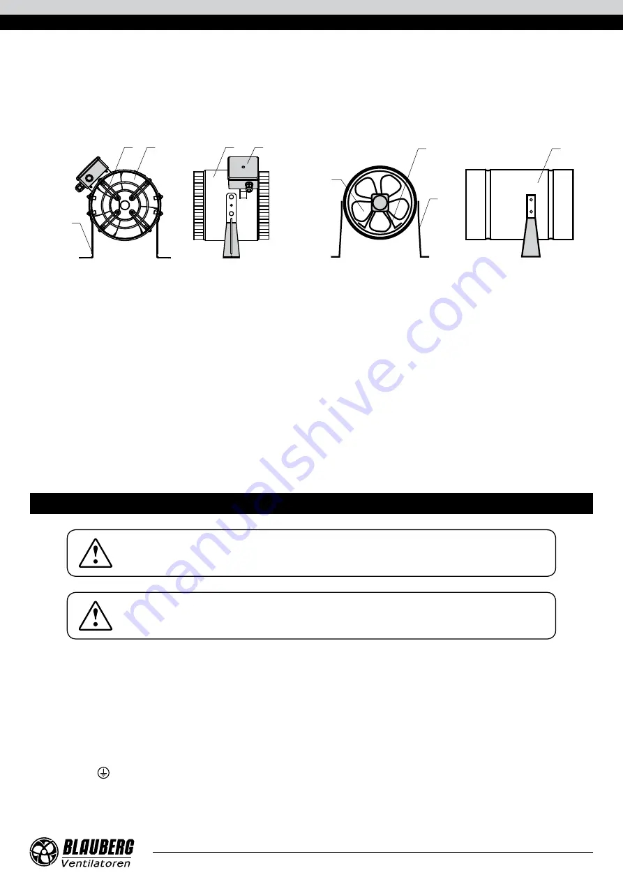 BLAUBERG Ventilatoren Axis-F 200 2E User Manual Download Page 11