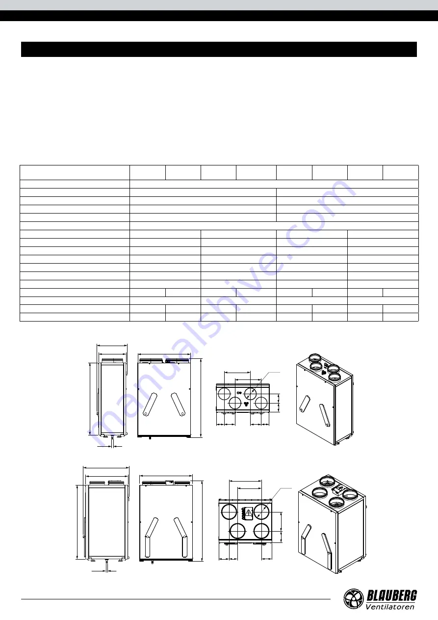 BLAUBERG Ventilatoren KOMFORT EC S200 User Manual Download Page 6