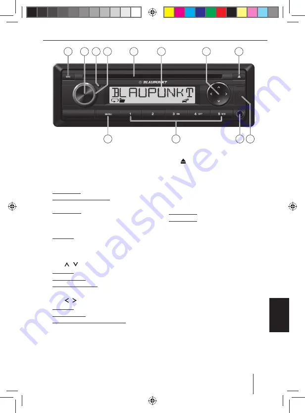 Blaupunkt 1 011 200 340 Operating And Installation Instructions Download Page 119