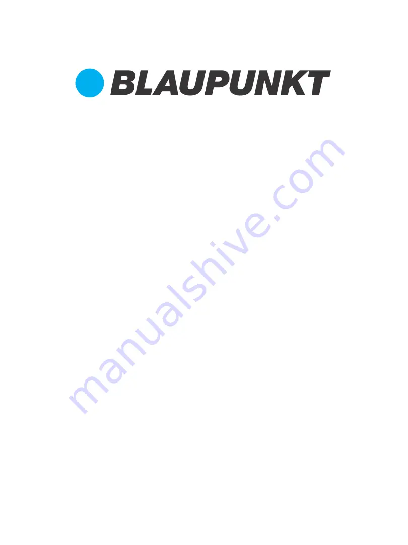 Blaupunkt 5MG16199GB Instructions For Installation And Use Manual Download Page 1