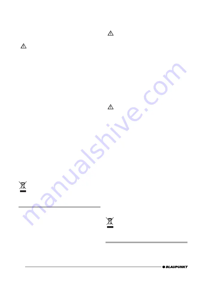 Blaupunkt 7 617 495 115 Manual Download Page 11