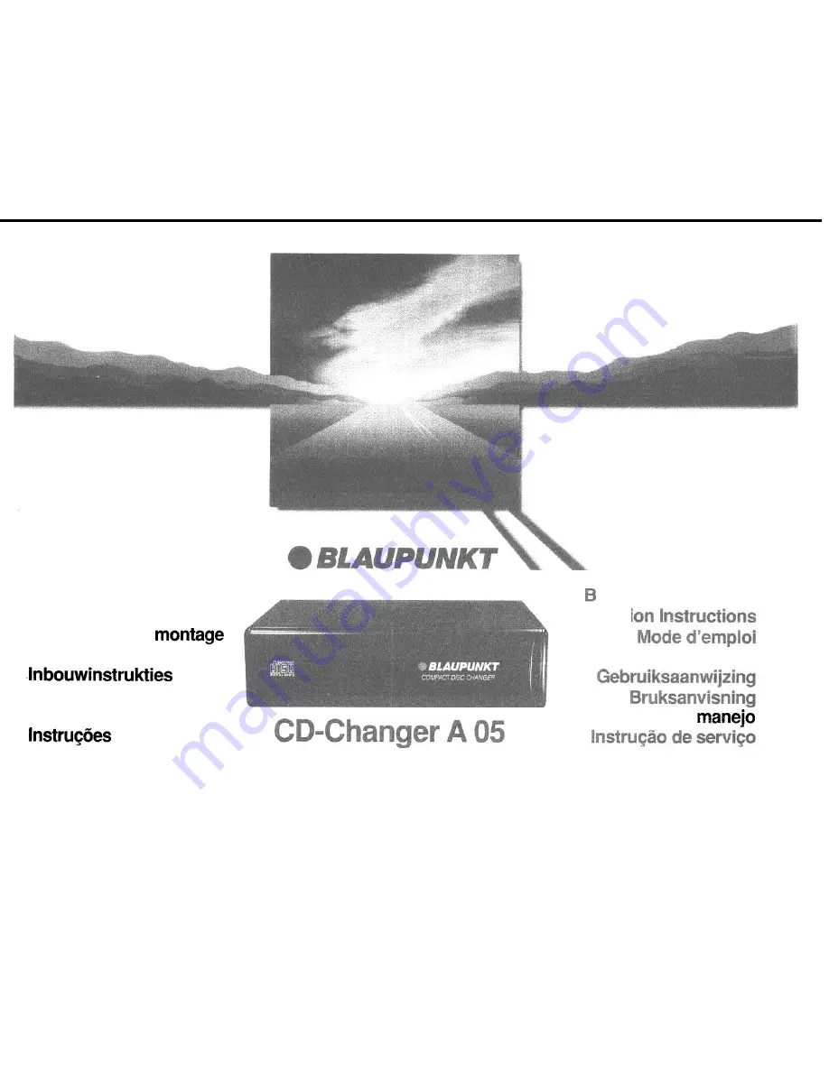 Blaupunkt A 05 Operation Instructions Manual Download Page 1