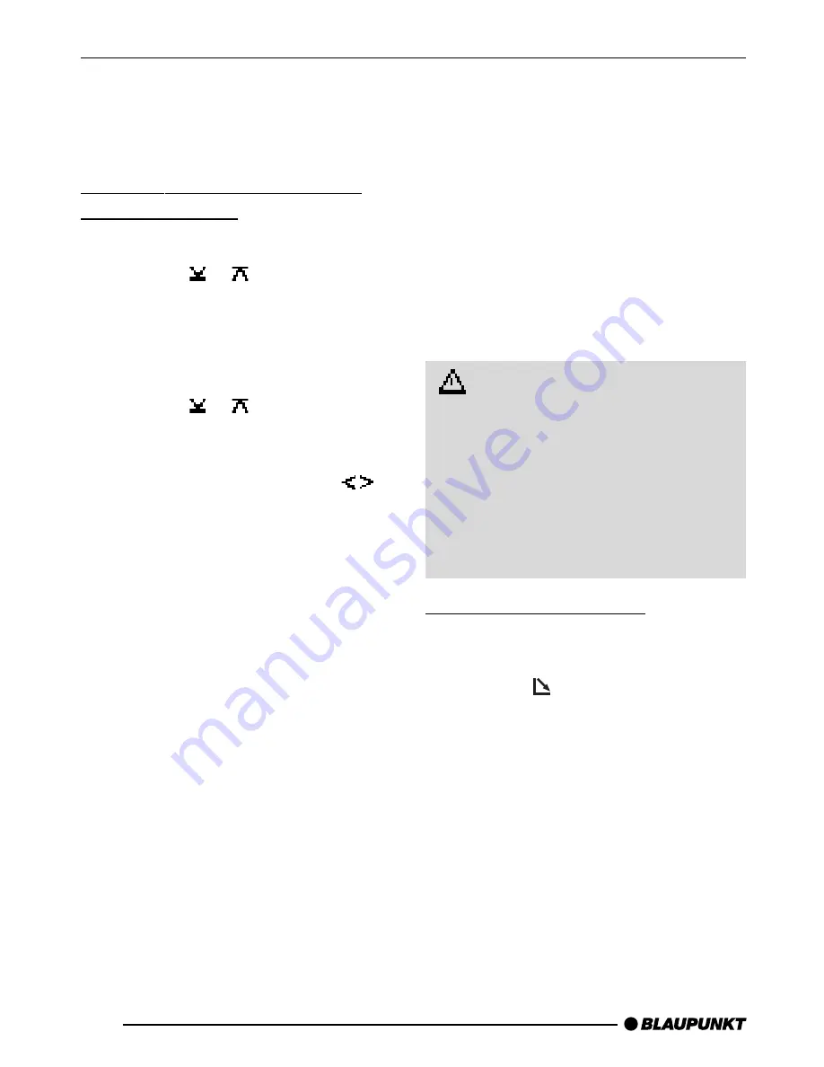 Blaupunkt Acapulco MP54 Operating Instructions Manual Download Page 19