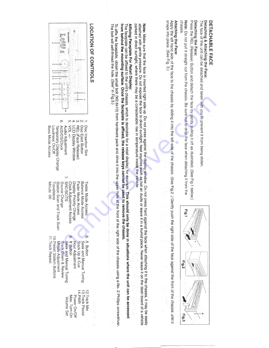 Blaupunkt ACD 2900 User Manual Download Page 3