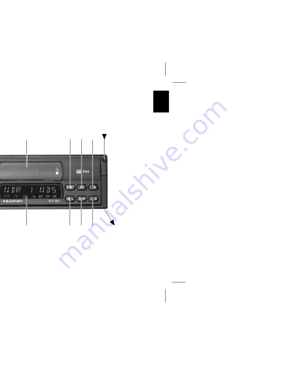 Blaupunkt ACR 3251 Operating Instructions Manual Download Page 2