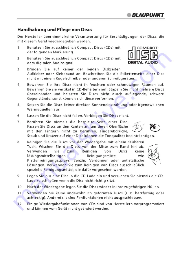 Blaupunkt B 3e Instruction Manual Download Page 17