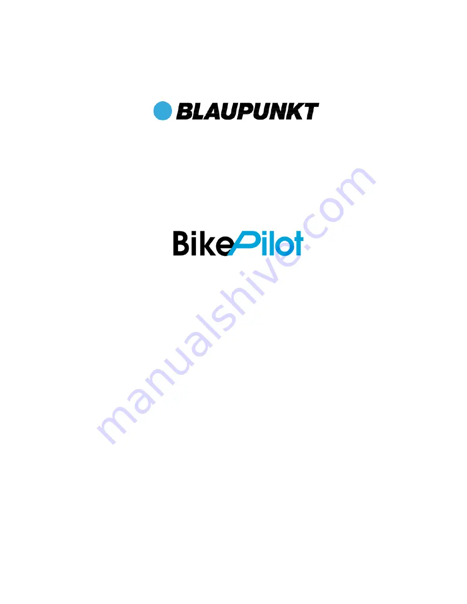 Blaupunkt BikePilot Quick Start Manual Download Page 26