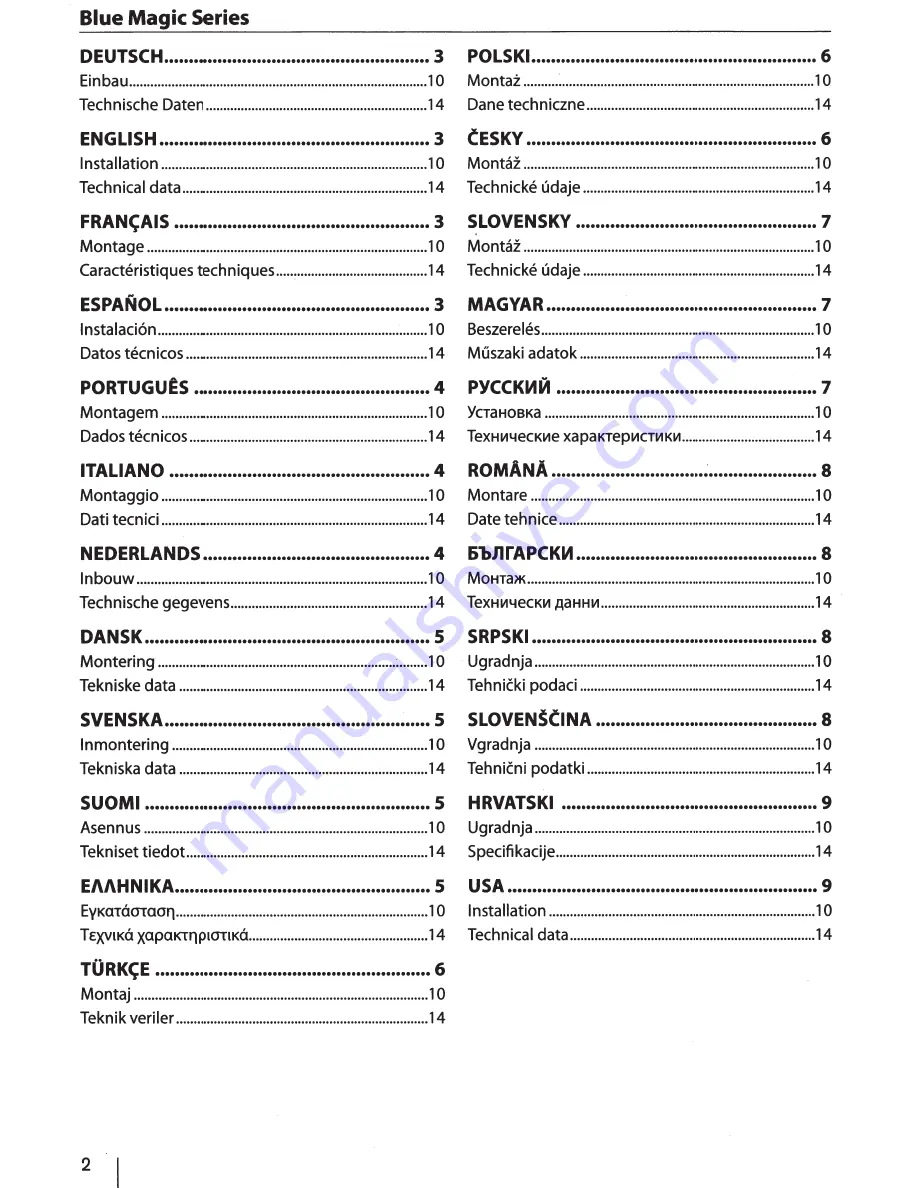 Blaupunkt Blue Magic QL 690 Manual Download Page 2