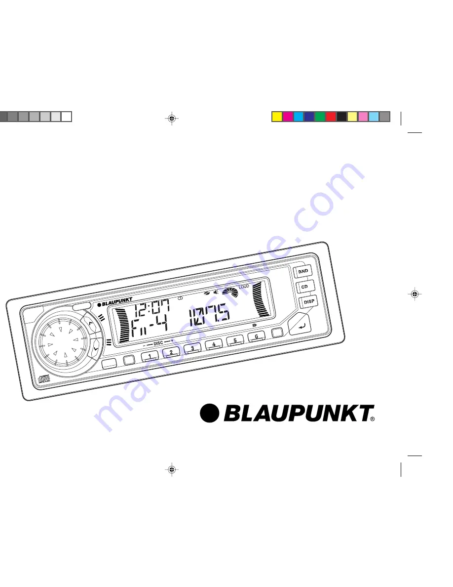 Blaupunkt BOSTON CD189 Скачать руководство пользователя страница 1