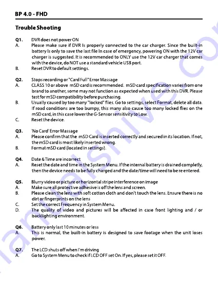 Blaupunkt BP 4.0 - FHD Operating & Installation Instructions Manual Download Page 29