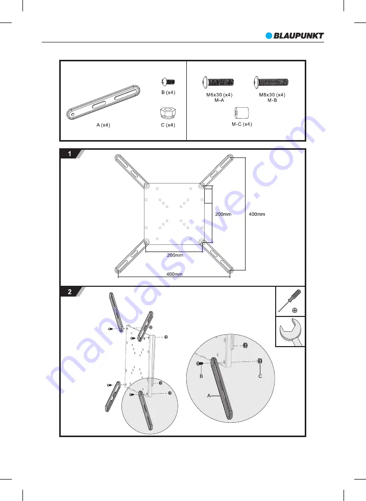 Blaupunkt BP-WB100 Instruction Manual Download Page 2