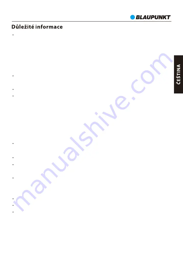 Blaupunkt BSM401 Owner'S Manual Download Page 15