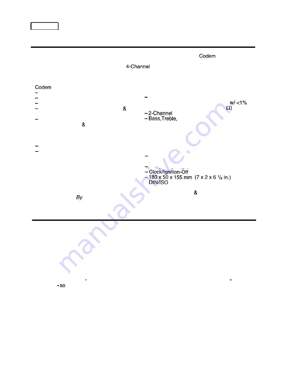 Blaupunkt CHARLOTTE CR148 Owner'S Manual Download Page 4