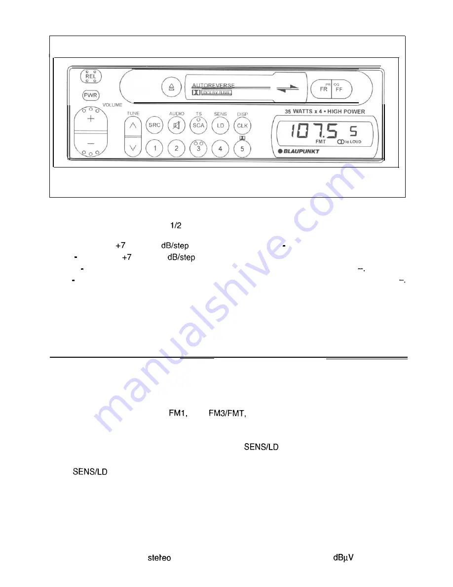 Blaupunkt CHARLOTTE CR148 Owner'S Manual Download Page 14