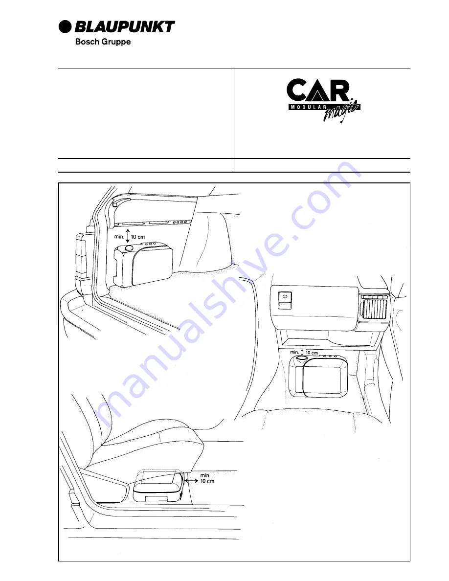 Blaupunkt CMS 265 Installation Instructions Download Page 1