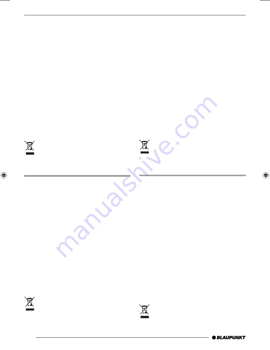 Blaupunkt GTx 352 Mystic Operating Instructions Manual Download Page 2