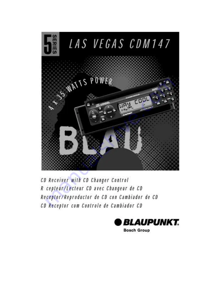 Blaupunkt Las Vegas CDM147 Owner'S Record Download Page 1