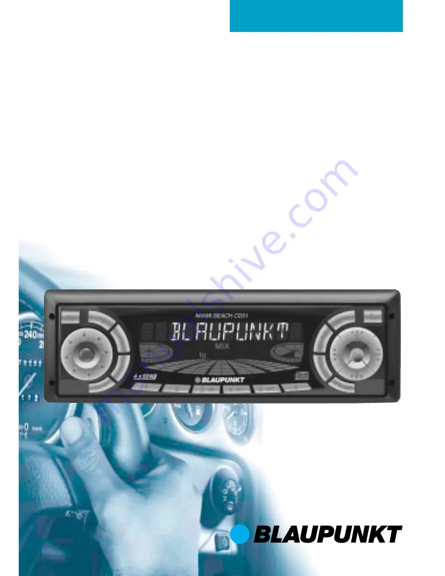 Blaupunkt Miami beach cd51 Скачать руководство пользователя страница 1