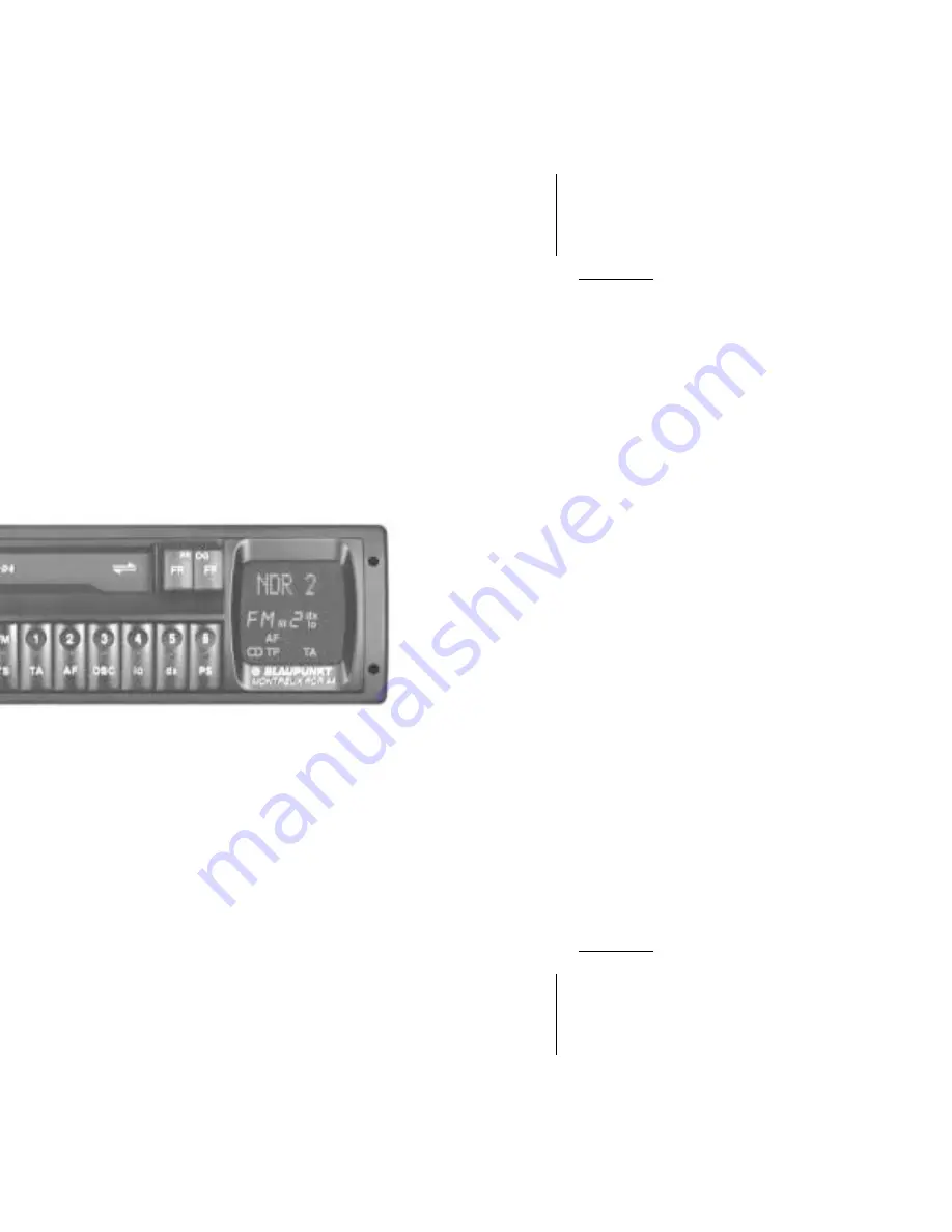 Blaupunkt Montreux RCR 44 Скачать руководство пользователя страница 1