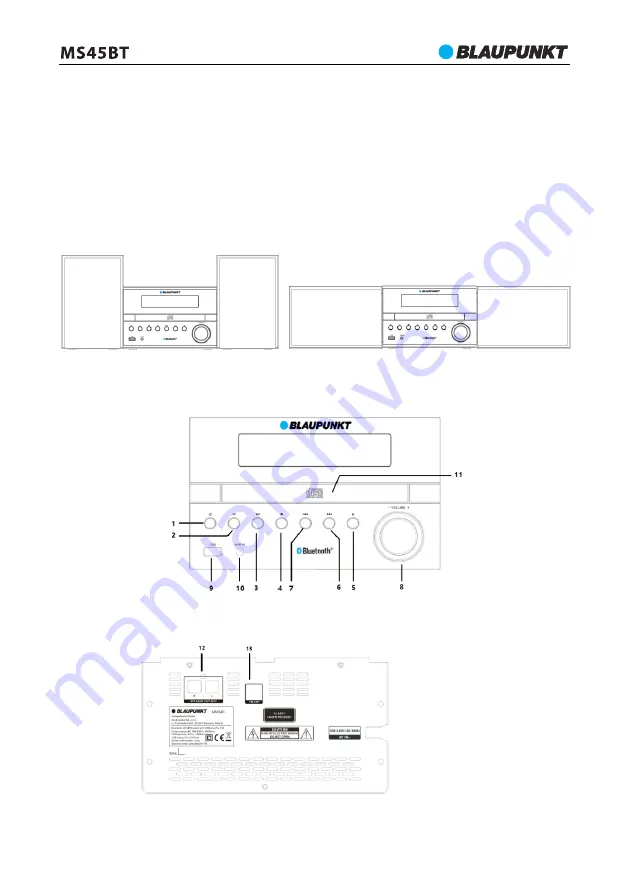 Blaupunkt MS45BT Owner'S Manual Download Page 26