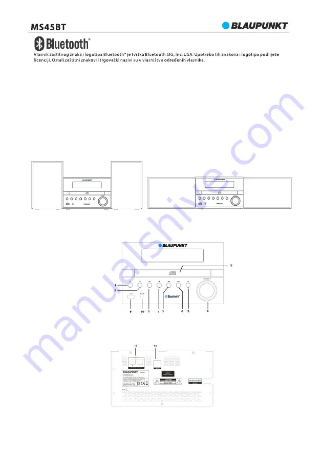 Blaupunkt MS45BT Owner'S Manual Download Page 52