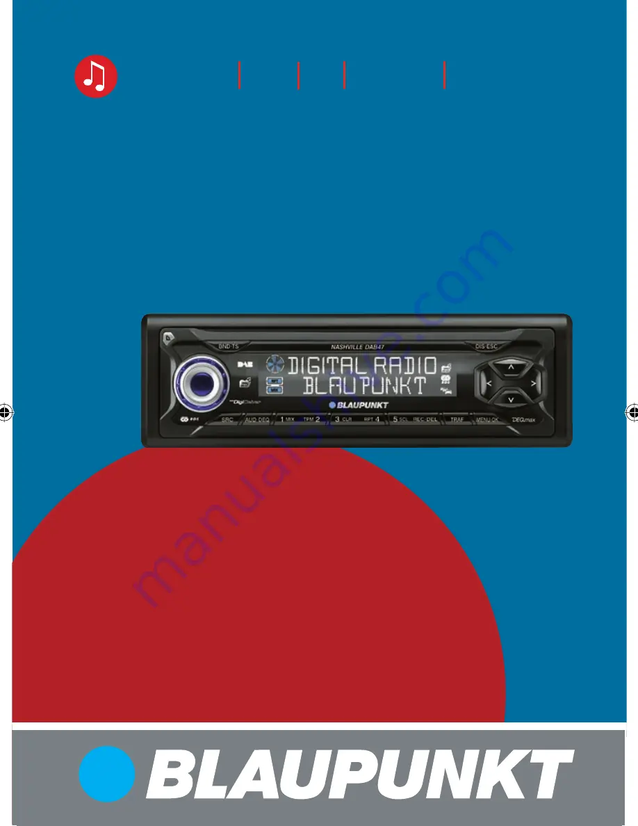 Blaupunkt NASHVILLE DAB47 Installation Instructions Manual Download Page 1