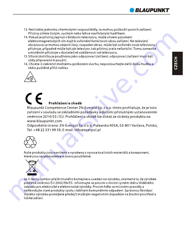 Blaupunkt PP6BR Owner'S Manual Download Page 33